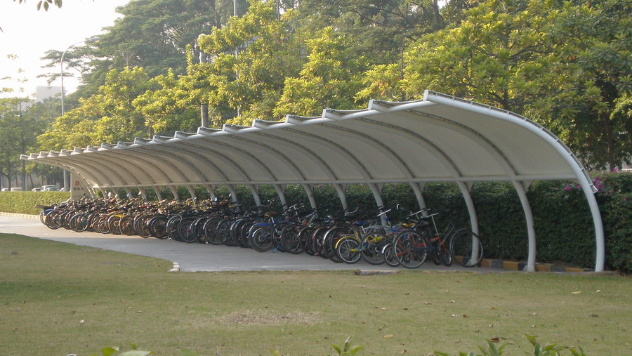 上海大学自行车车棚